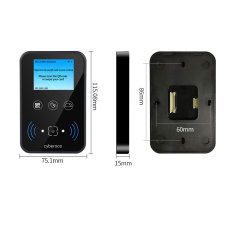 CR07EU QR Code Access Control System High Definition Screen Multi-Func Smart Reader and access Control