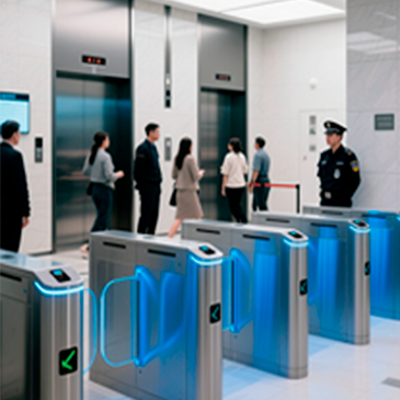 QR code access control suitable for  Office Building Solution