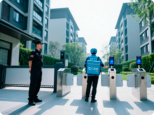 QR code access control solved the problem of visitor entry and exit registration