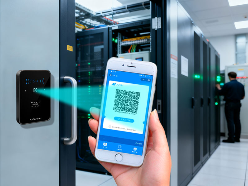 The application scenario of using QR code access control in overseas data centers
