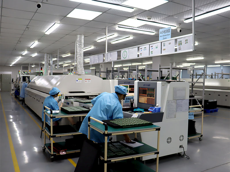 QR code access control manufacturer &ndash; real photos of the production facility.