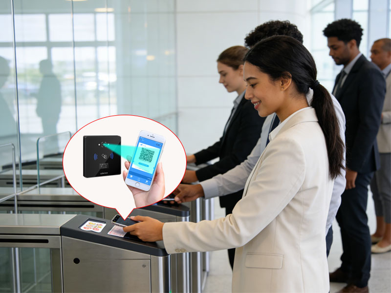 Visitors gain seamless access via the QR code entry system