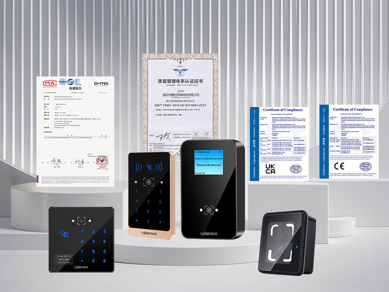 By using our QR code access control ODM products, we can help you quickly pass EMC/ESD tests in international certifications such as CE, FCC, KC, etc