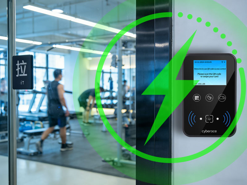 QR code access control adopts multi-layer electrostatic protection