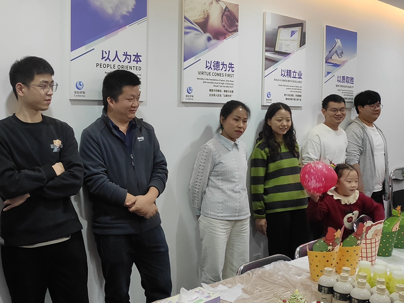 Employees of Cyberoce QR Code Access Control Manufacturer Immerse Themselves in the Joyful Christmas Atmosphere