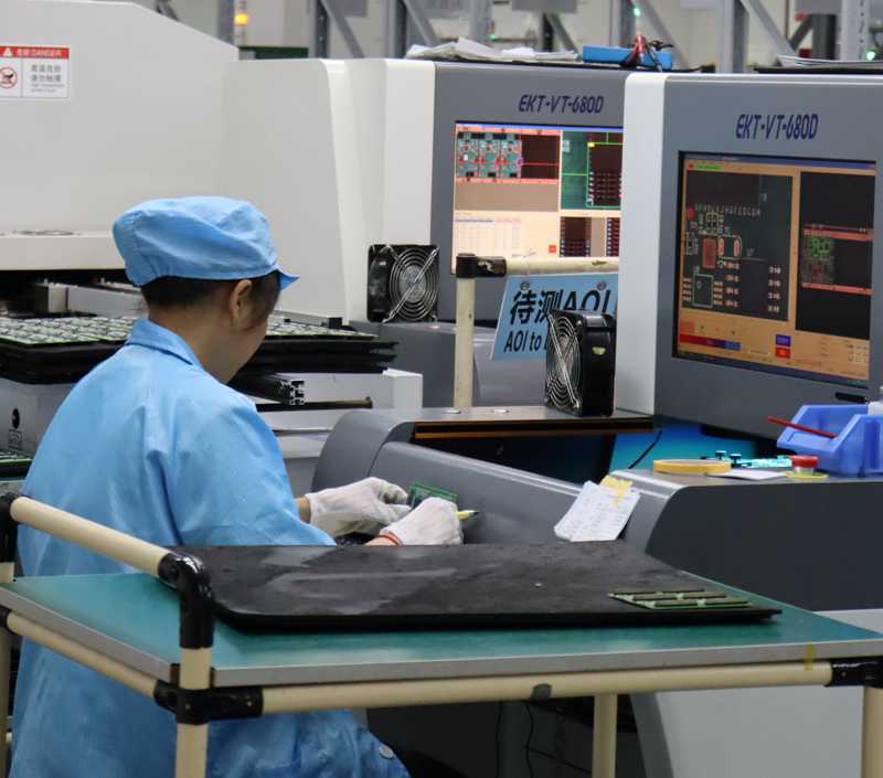 Access control with QR Codes in the SMT process: Every PCBA must withstand inspection.