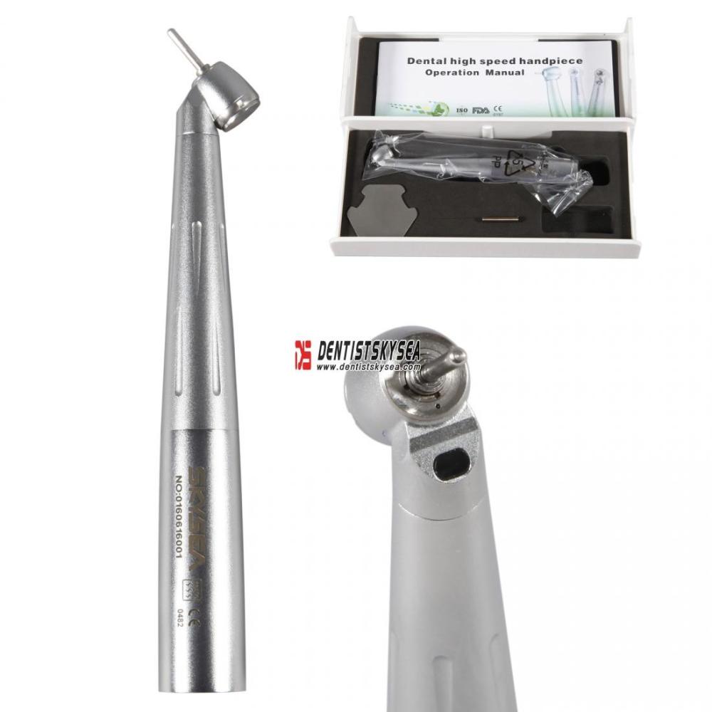 Dental 45 Degree Small Mini Head Fiber Optic LED Handpiece fit Kavo Lux Coupler