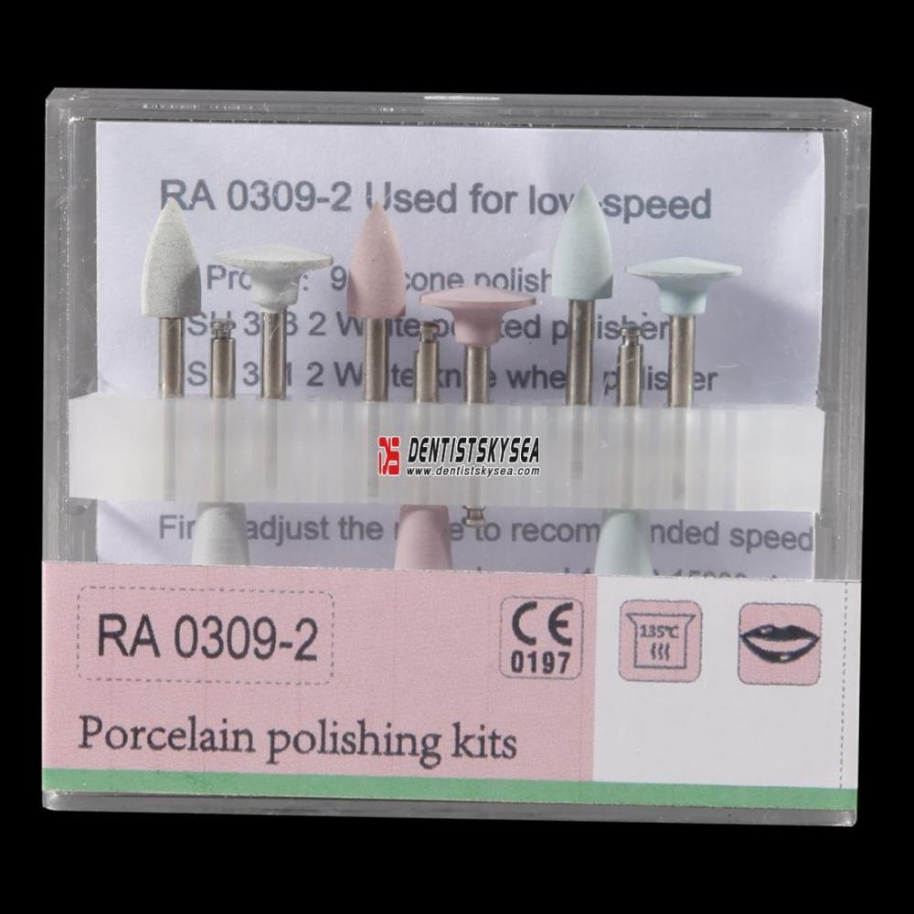 Dental porcelain Polishing Kit for Low Speed Contra Angle Handpiece RA 0309-2