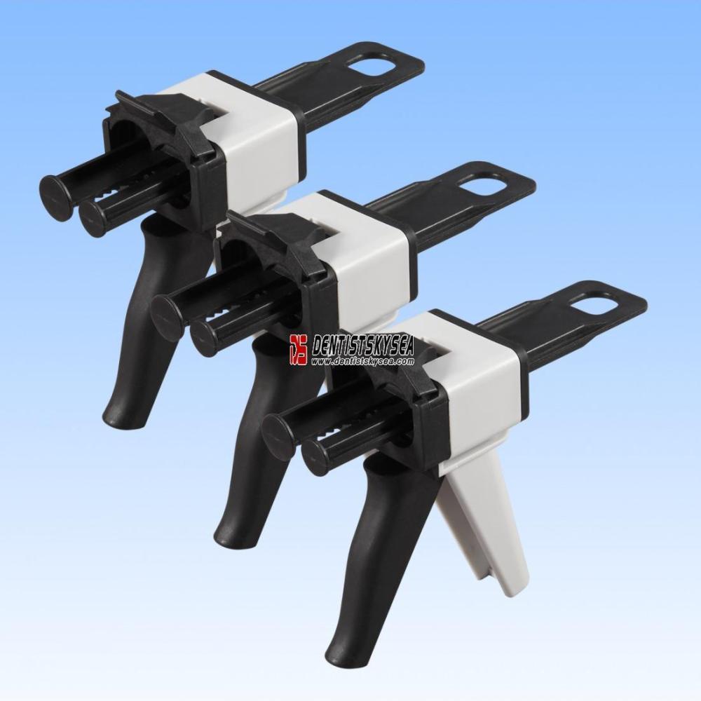 3 Dental 1:1 Impression Mixing Dispenser Gun Caulking AB Gun Silicone rubber