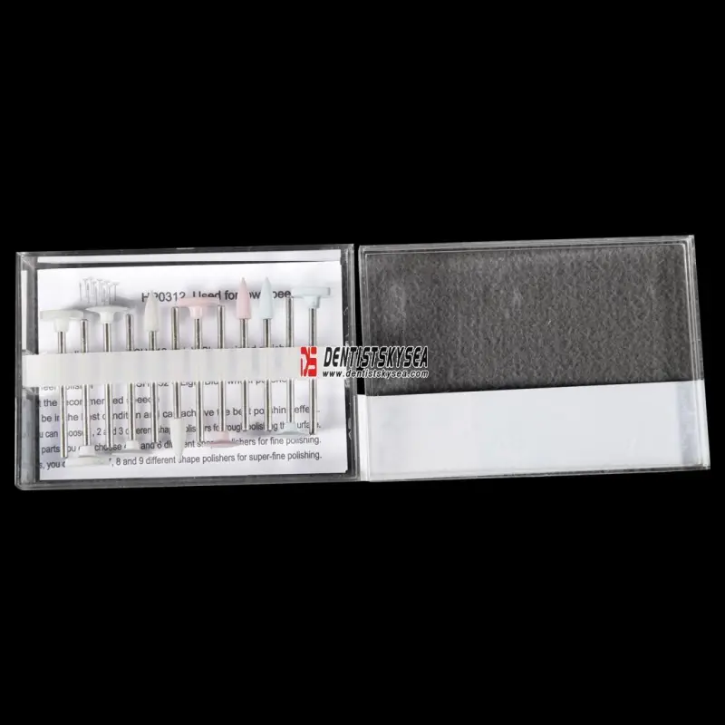 Dental Porcelain Teeth Polishing Kits HP 0312 for Low Speed Handpiece