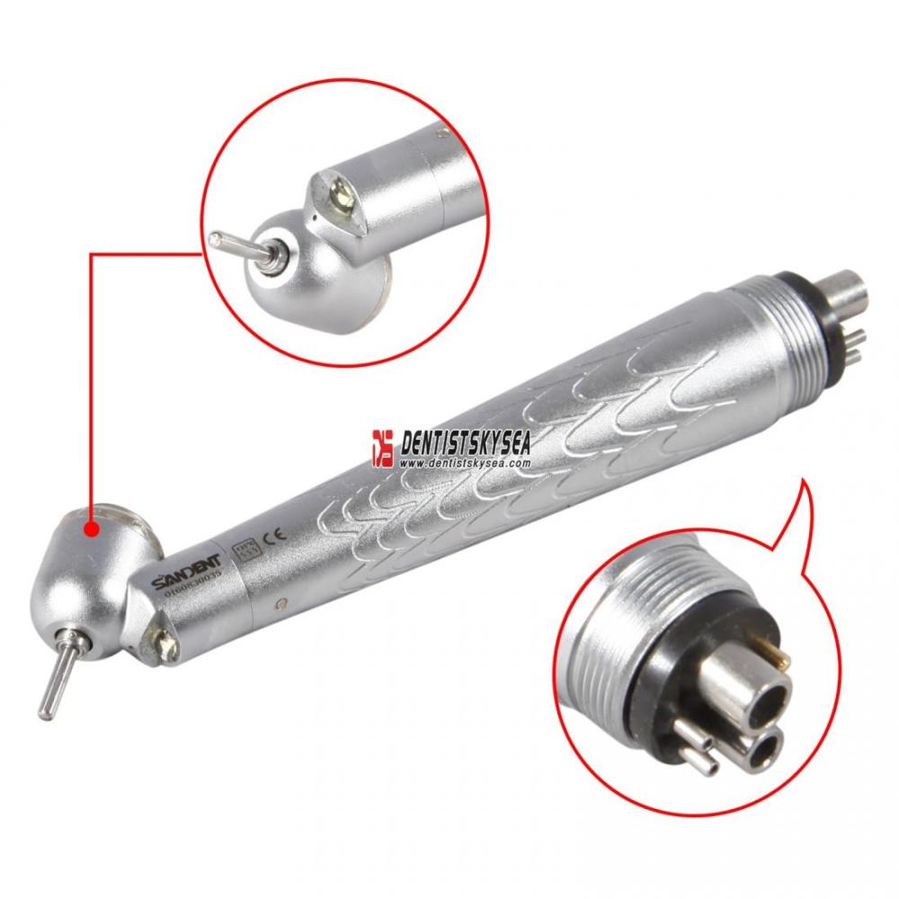 Dental Fiber Optic LED Push Button Handpieces Kit 45+Large+Standard Fit KAVO S2