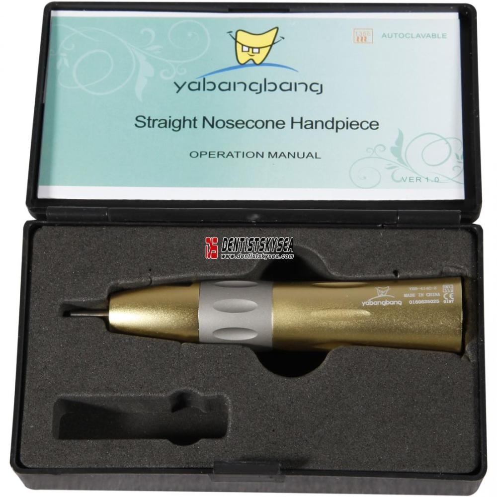 ONE PIECE Dental Internal Water Spray Low Speed Straight Nosecone Handpiece KAVO YH Gold Pink black