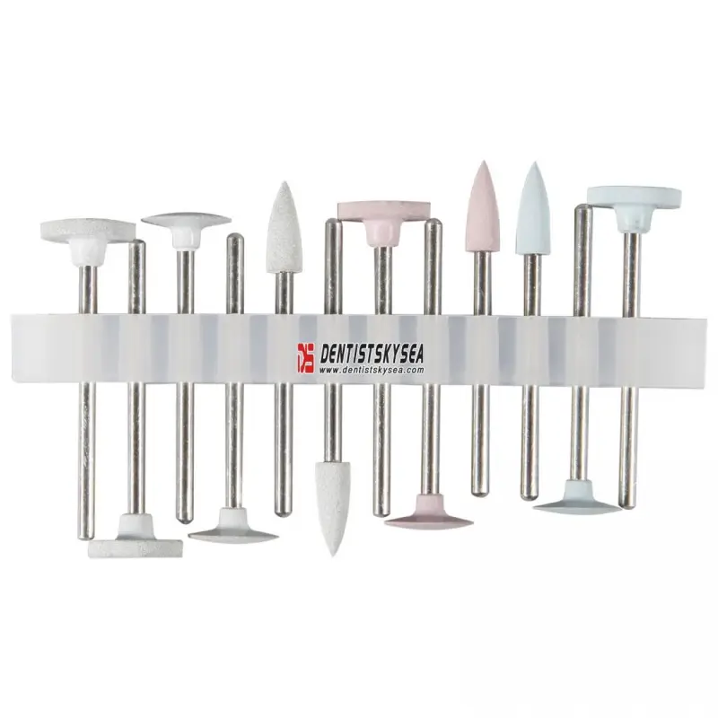 Dental Porcelain Teeth Polishing Kits HP 0312 for Low Speed Handpiece