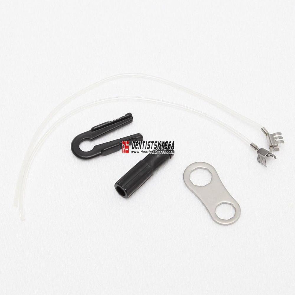 2x Air Turbine Dental High Speed Handpiece + Kit Contra Angle Straight Motor 4/2-H