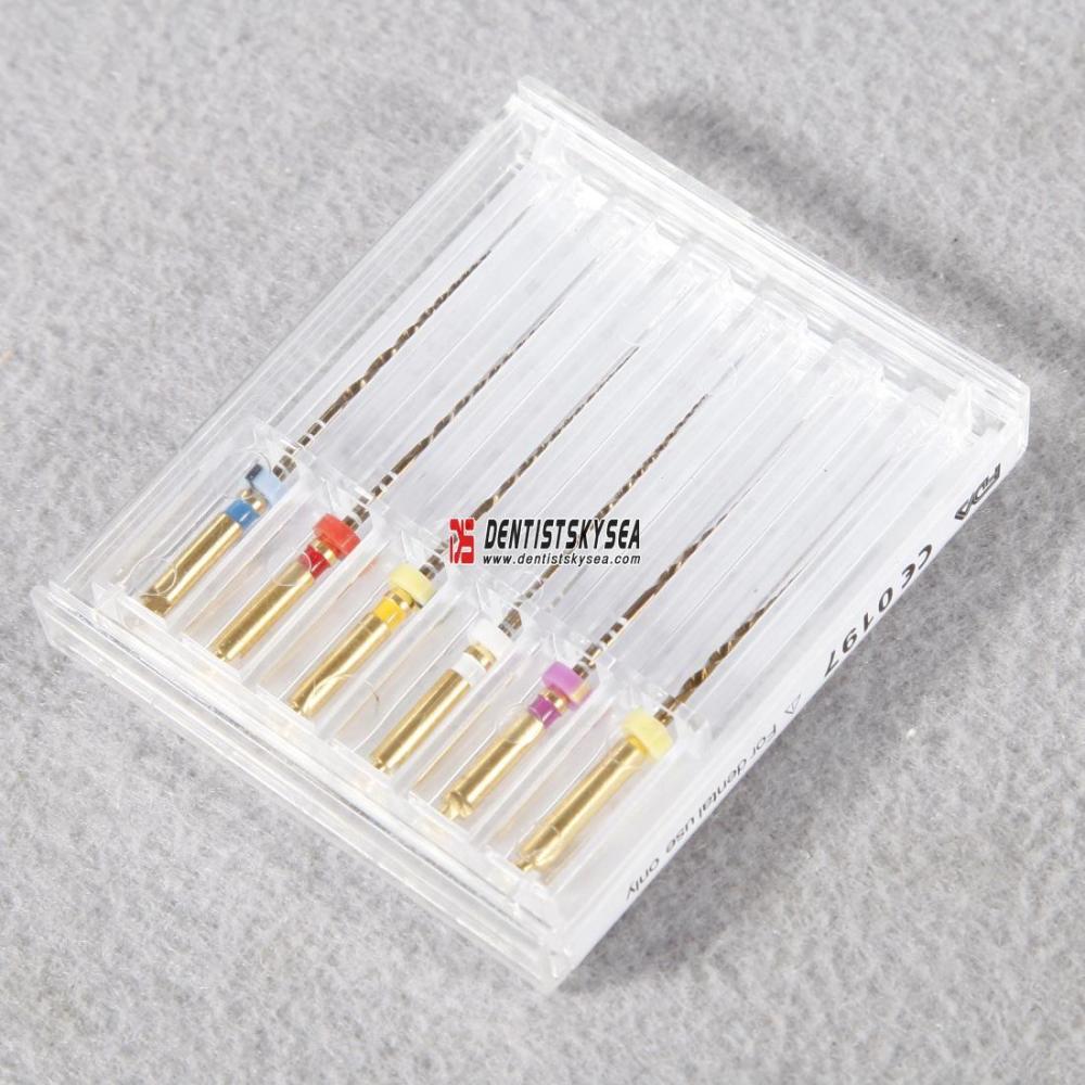 6pcs Protaper Dental Endodontics Treatment Endo Niti Files Rotary V0-T3 Tips