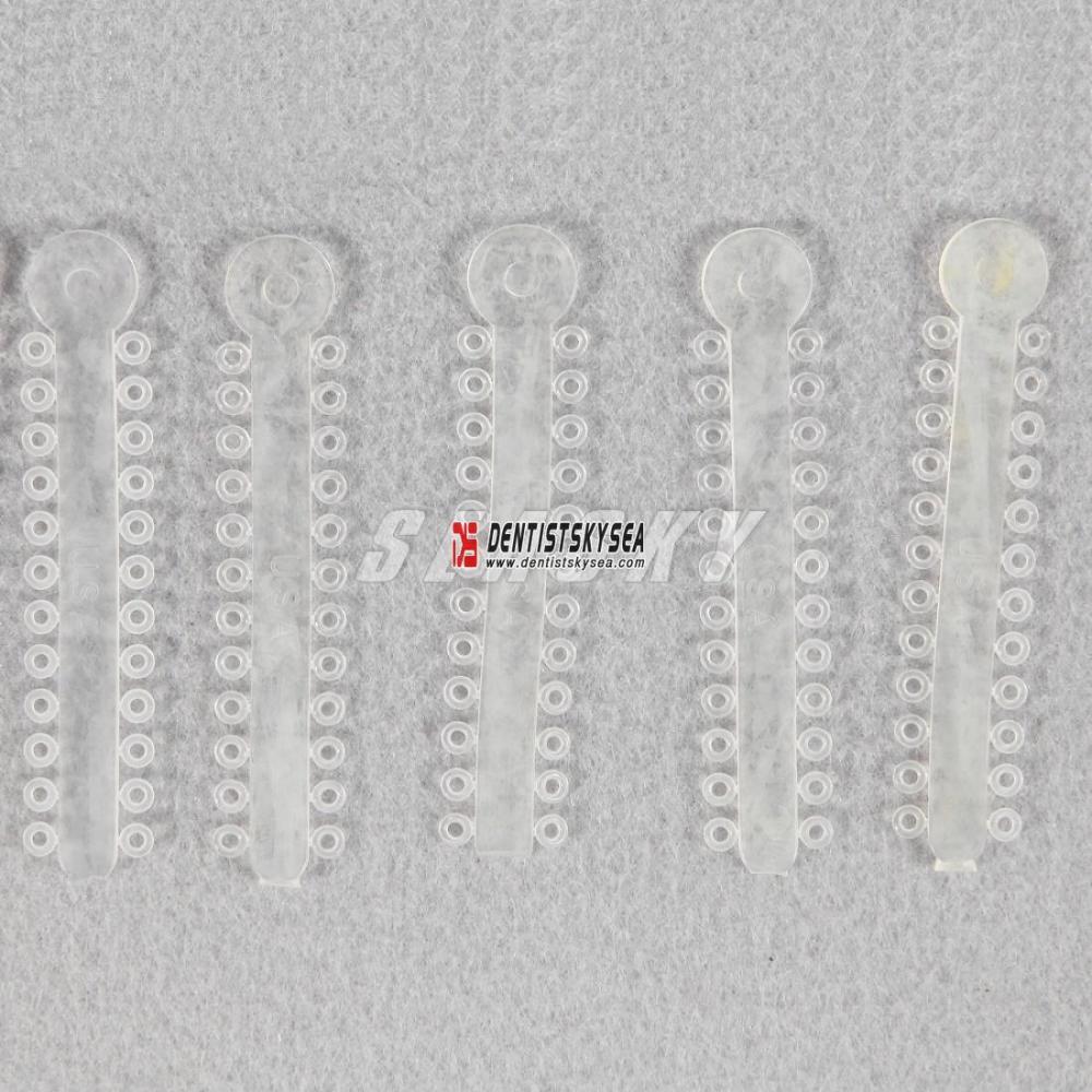 10 Packs 10400 Mixed Color Dental Orthodontic Ligature Ties (1040pcs)