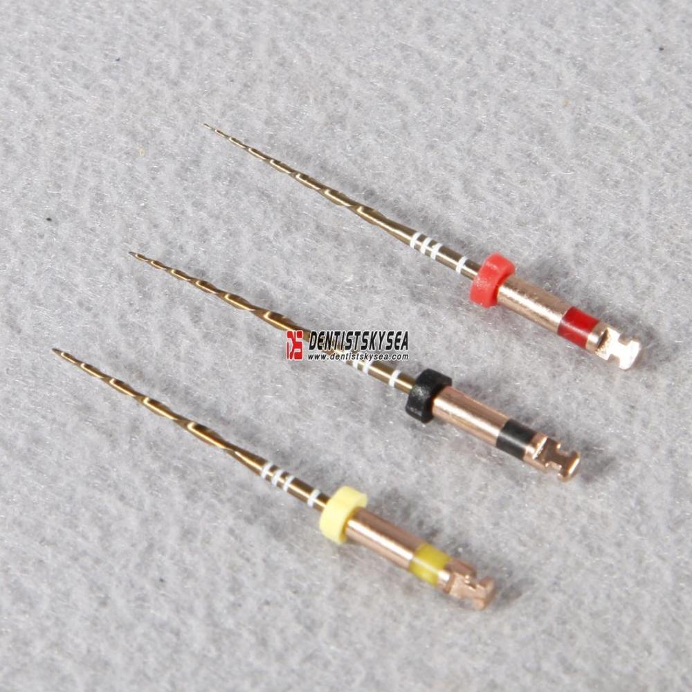 3pcs Dental Root Canal Endodontic Reciprocating Niti Files 25mm R25-R50
