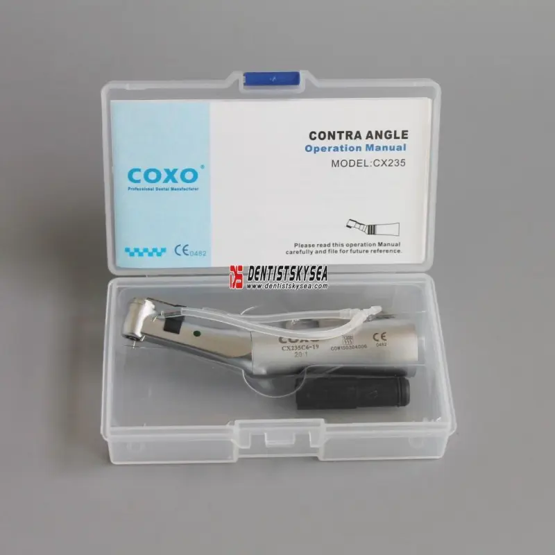 Dental 20:1 Reduction Implant Surgery Contra Angle Handpiece fit E type Motor
