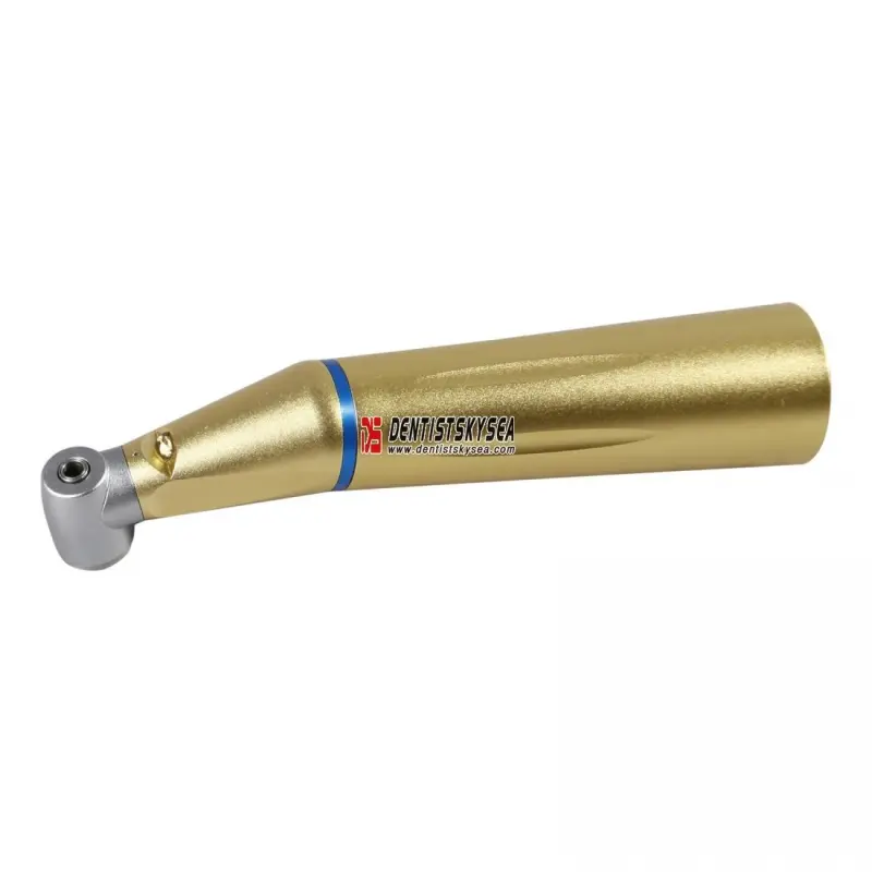 Dental LED Low Speed Fiber Optic Contra Angle E generator Handpiece YH golden pink black