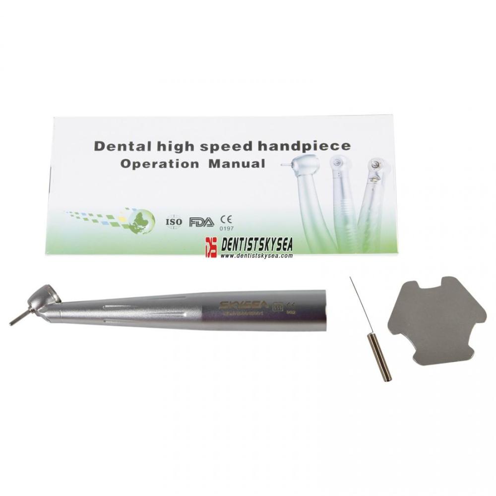 Dental 45 Degree Small Mini Head Fiber Optic LED Handpiece fit Kavo Lux Coupler