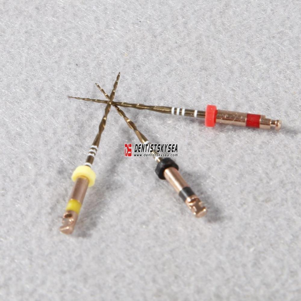 3pcs Dental Root Canal Endodontic Reciprocating Niti Files 25mm R25-R50