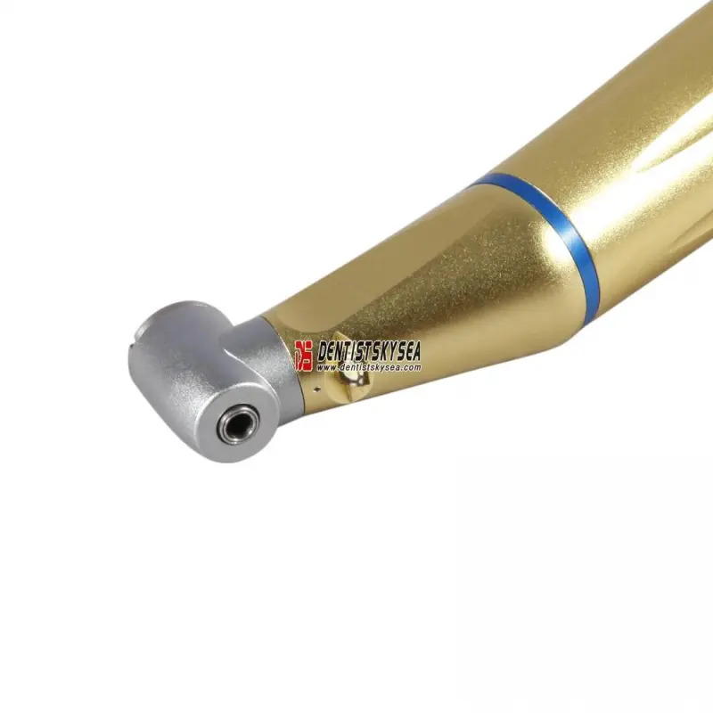 Dental LED Low Speed Fiber Optic Contra Angle E generator Handpiece YH golden pink black