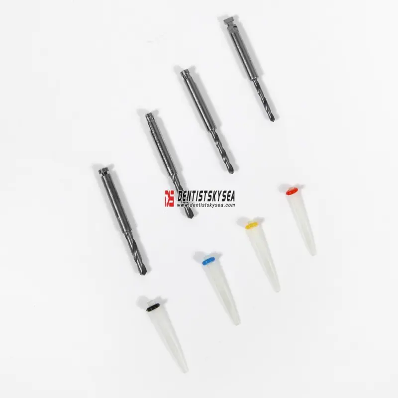 dental supply Fiber Resin Post &amp; 4-Drill dental fiber post