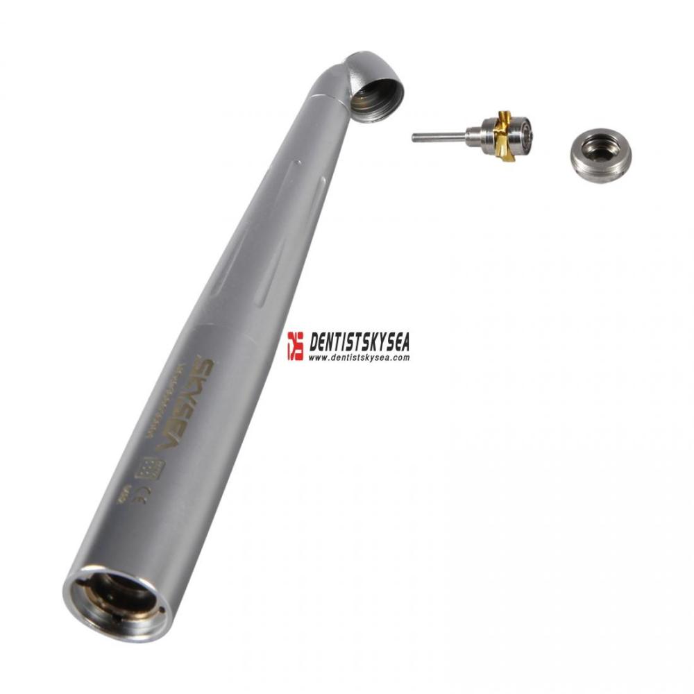 Dental 45 Degree Small Mini Head Fiber Optic LED Handpiece fit Kavo Lux Coupler