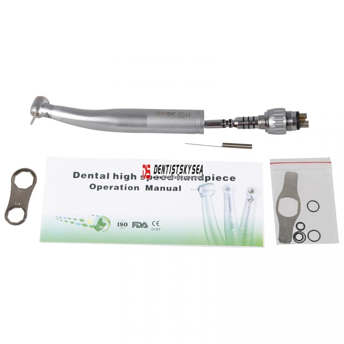 Pièce à Main Dentaire Turbine à Fibre Optique LED - Compatible KAVo Multiflex Lux, Marque SANDENT