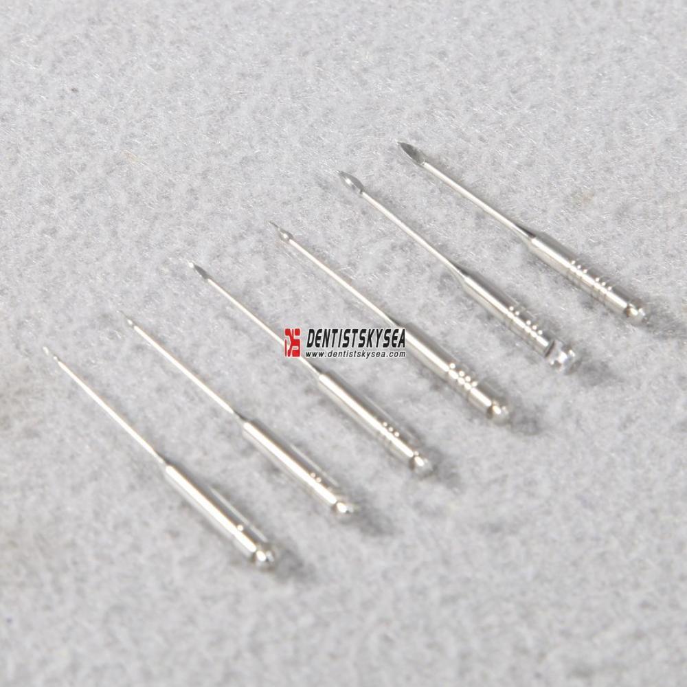 6PCS Dental GATES Drills File 32mm #1-6 Endo Root Canal Rotary Staniless Steel