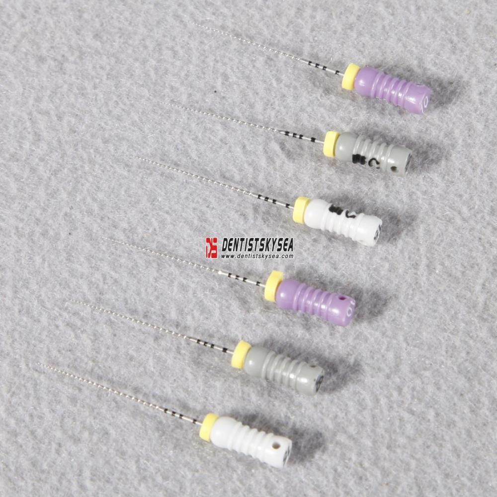 1 Pack Dental Endodontic Root Canal Stainless Steel C Files 25mm for Hand Use