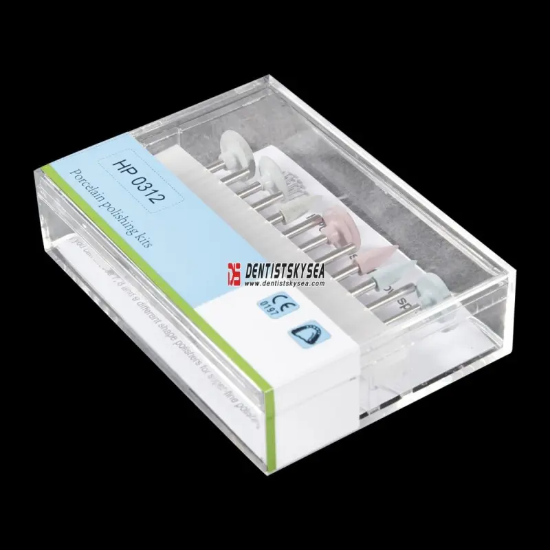 Dental Porcelain Teeth Polishing Kits HP 0312 for Low Speed Handpiece