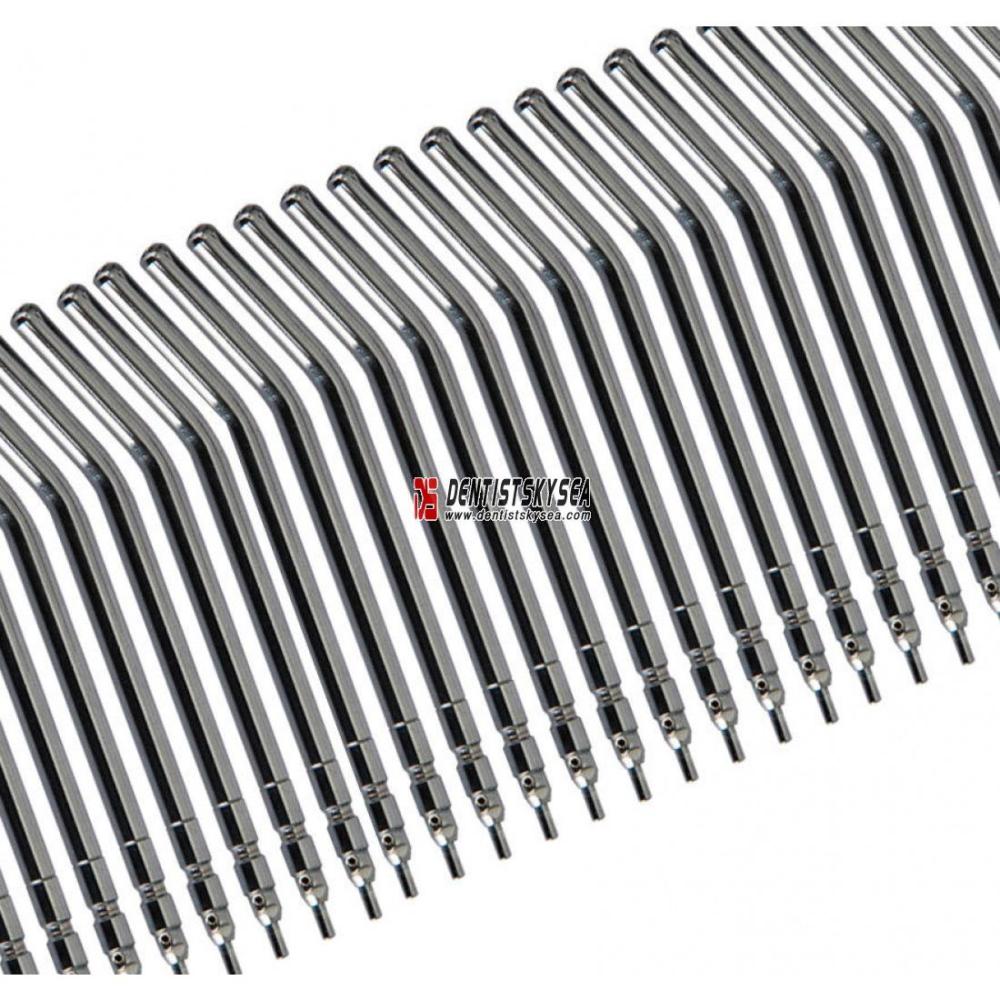 50pcs Metal Alloy Spray Nozzles Tips for 3-Way Dental Air Water Syringe Tube