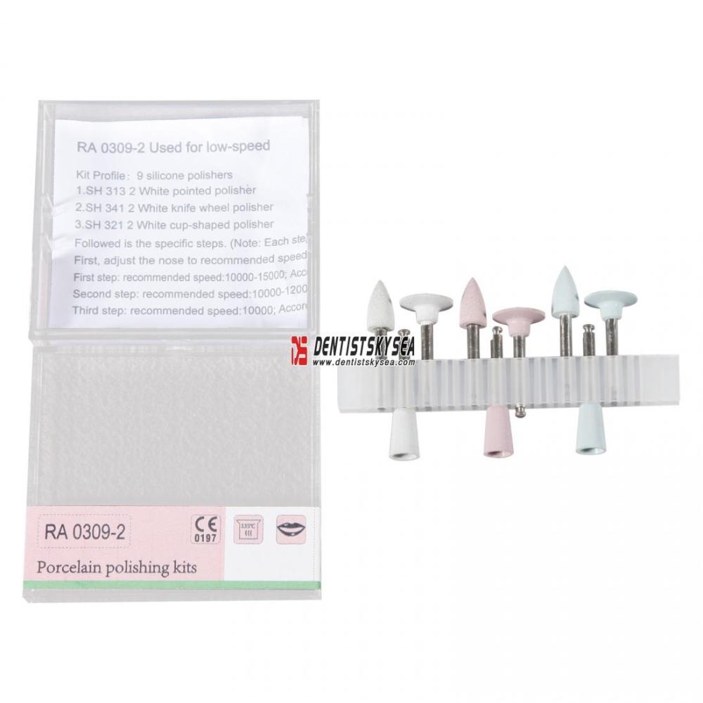 Dental porcelain Polishing Kit for Low Speed Contra Angle Handpiece RA 0309-2