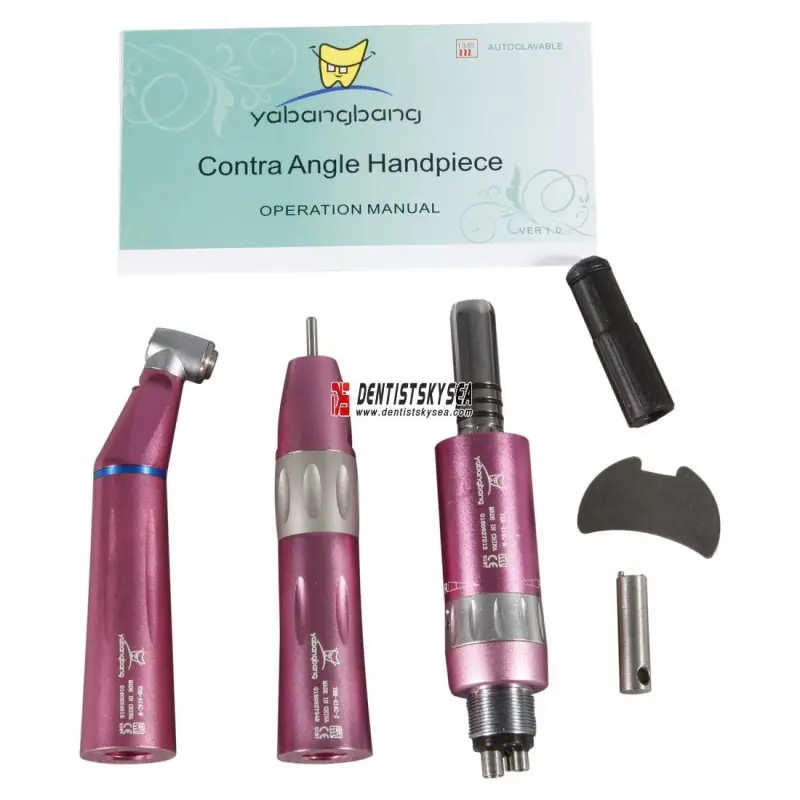 KAVO Dental Inner Water Spray Fiber Optic LED Low Speed Handpiece Kit 4 Hole YH4