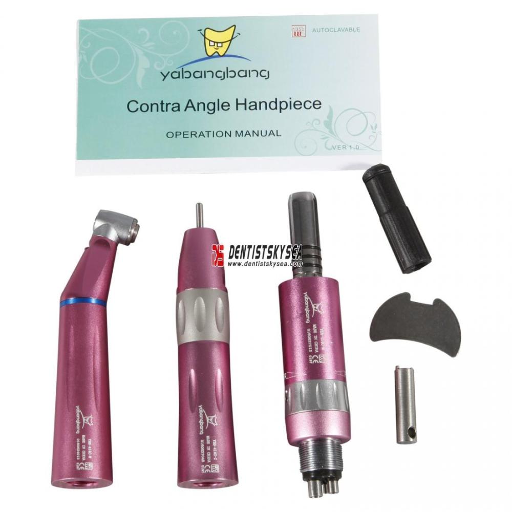 KAVO Dental Inner Water Spray Fiber Optic LED Low Speed Handpiece Kit 4 Hole YH4