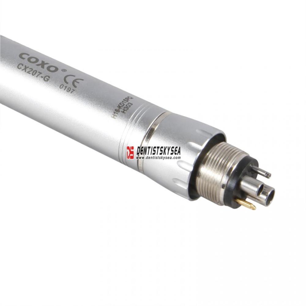 COXO Dental High Speed Handpiece Surgical 45 degree W/ 4H LED Coupler Fit KAVO