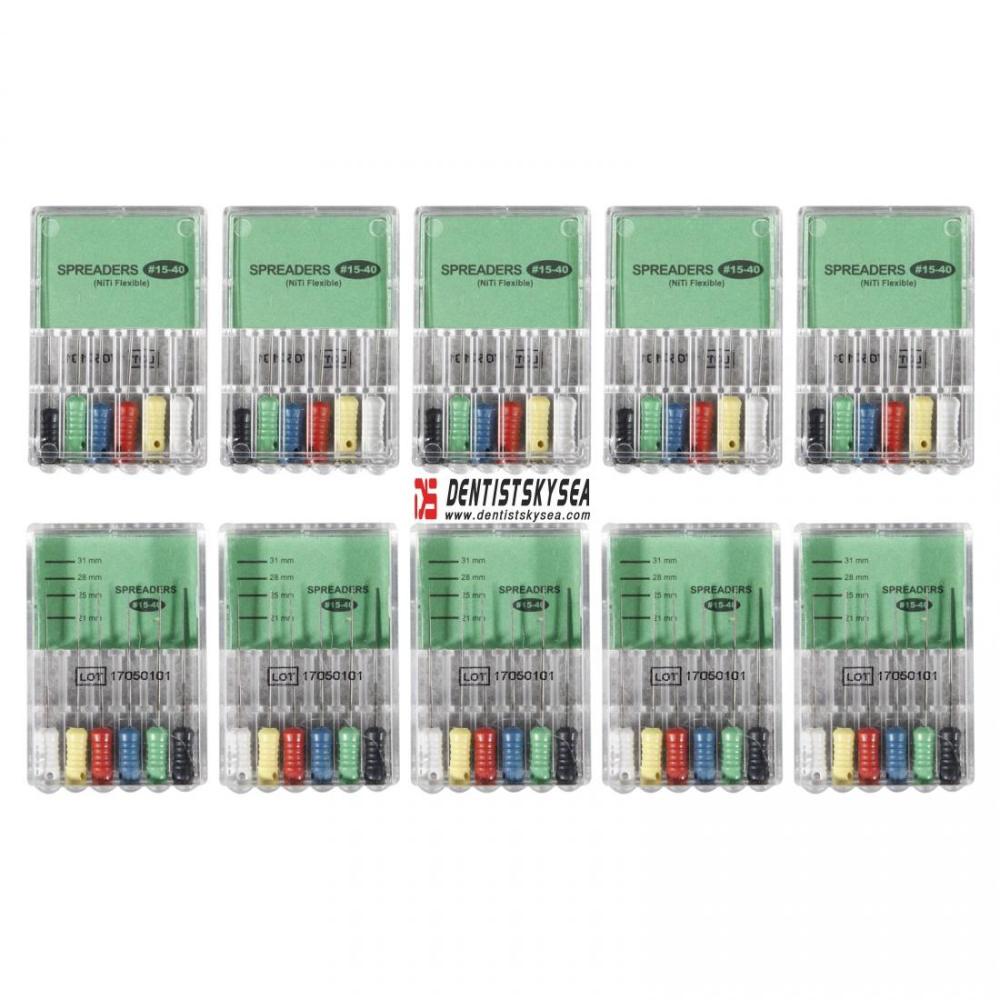 Dental Root Canal Files Endo Niti Flexible #15-40 filling Cone pointed Dentist