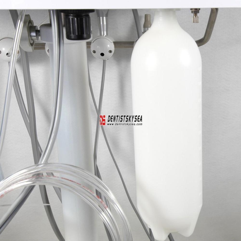 Portable Dental lab Equipment Mobile Self Delivery Cart unit with Fiber Tube Dental Chair For Oral Dentist