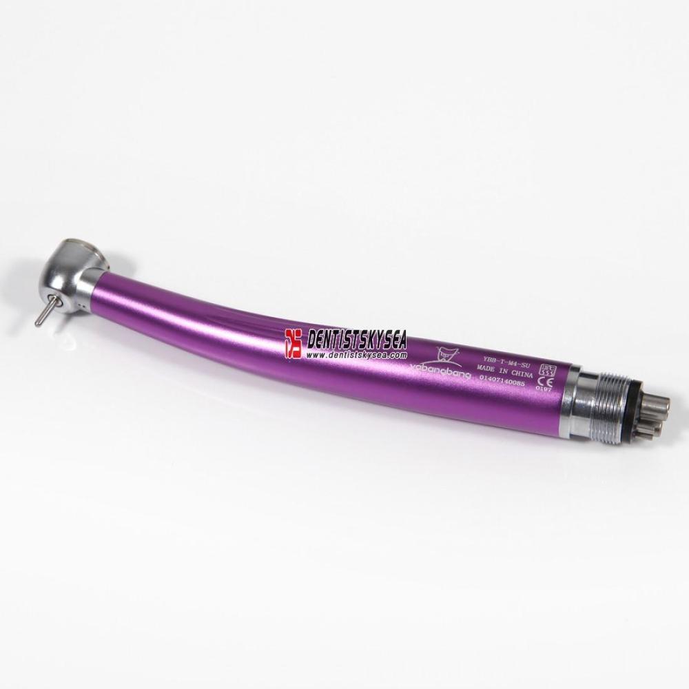 Dental Colour Handpiece  High Speed  Push Button Standard HEAD CHABM PURPLE