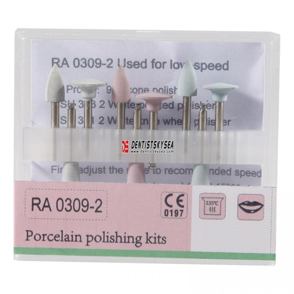 Dental porcelain Polishing Kit for Low Speed Contra Angle Handpiece RA 0309-2