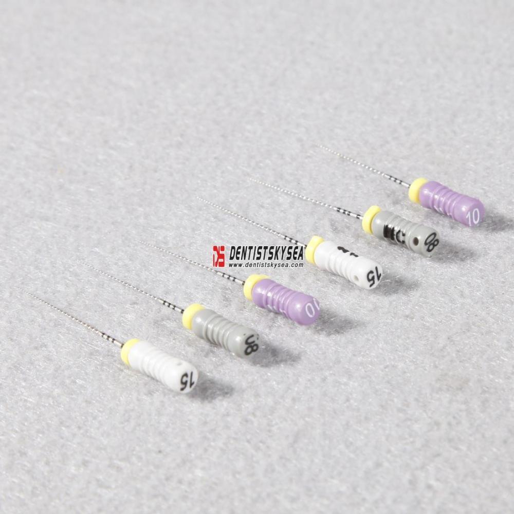 1 Pack Dental Endodontic Root Canal Stainless Steel C Files 25mm for Hand Use