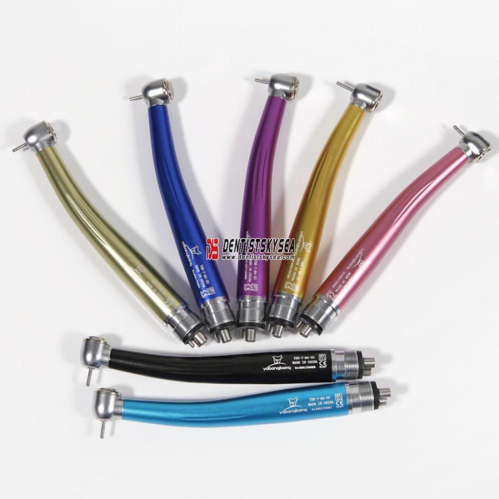 Dental Colour Handpiece  High Speed  Push Button Standard HEAD CHABM PURPLE