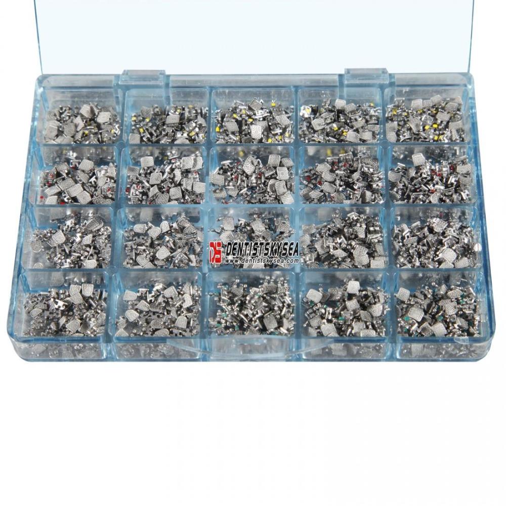 Dental Metal Orthodontics Monoblock Brackets MINI Roth.022 345 Hooks