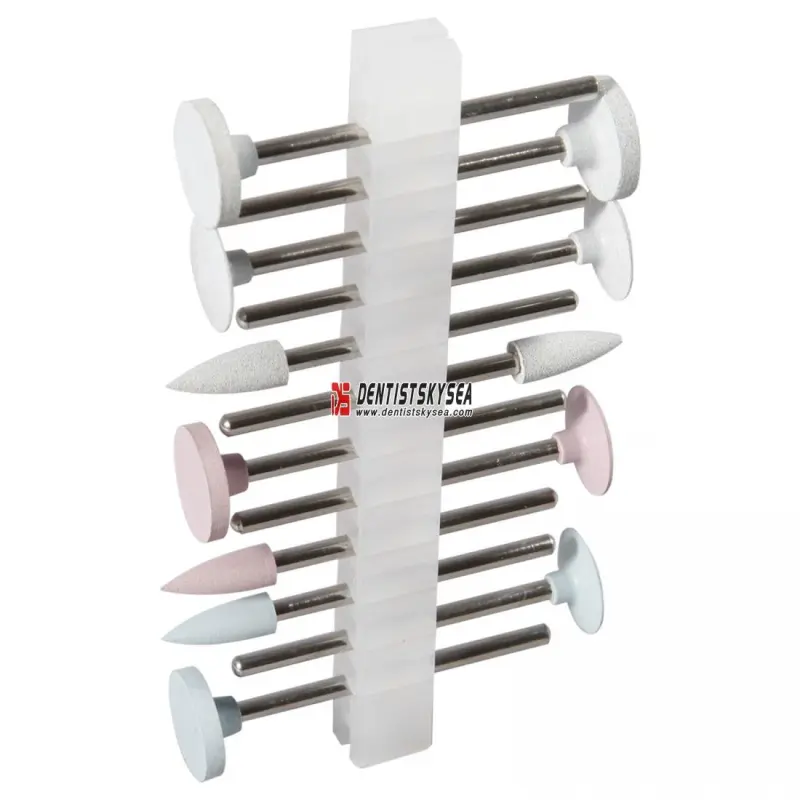 Dental Porcelain Teeth Polishing Kits HP 0312 for Low Speed Handpiece