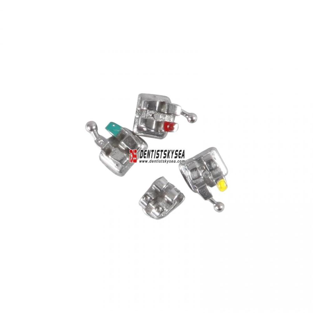 Dental Metal Orthodontics Monoblock Brackets MINI Roth.022 345 Hooks
