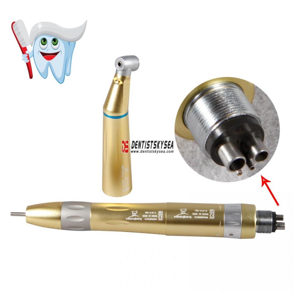 KAVO Dental Inner Water Spray Fiber Optic LED Low Speed Handpiece Kit 4 Hole YH4