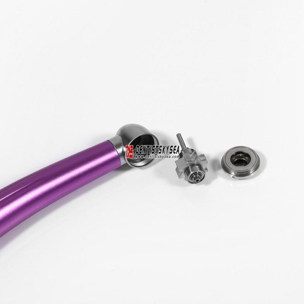 Dental Colour Handpiece  High Speed  Push Button Standard HEAD CHABM PURPLE