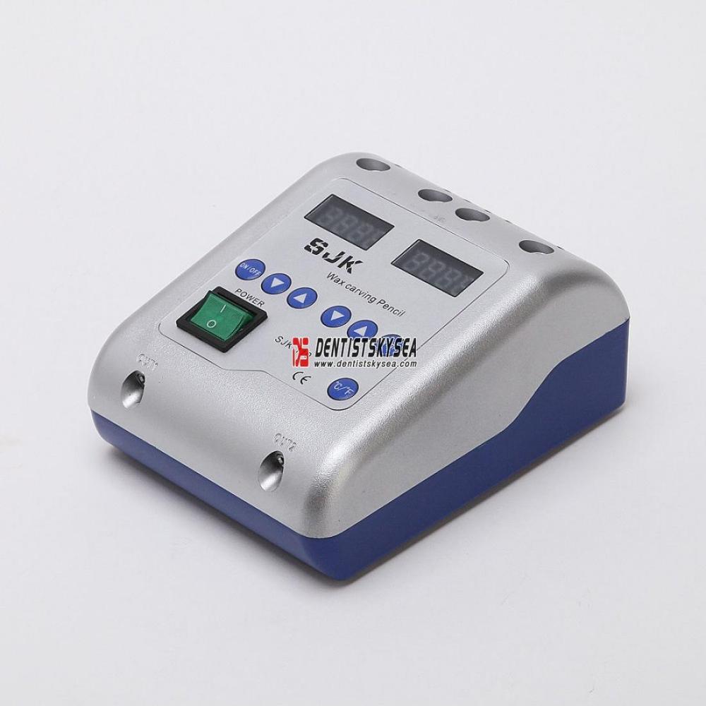 Dental Equipment Electric Wax Carving Knife Carver 2 Pen Waxer Pot &amp; 6 Tips 