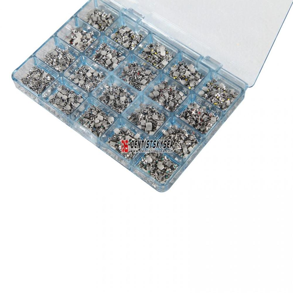 Dental Metal Orthodontics Monoblock Brackets MINI Roth.022 345 Hooks